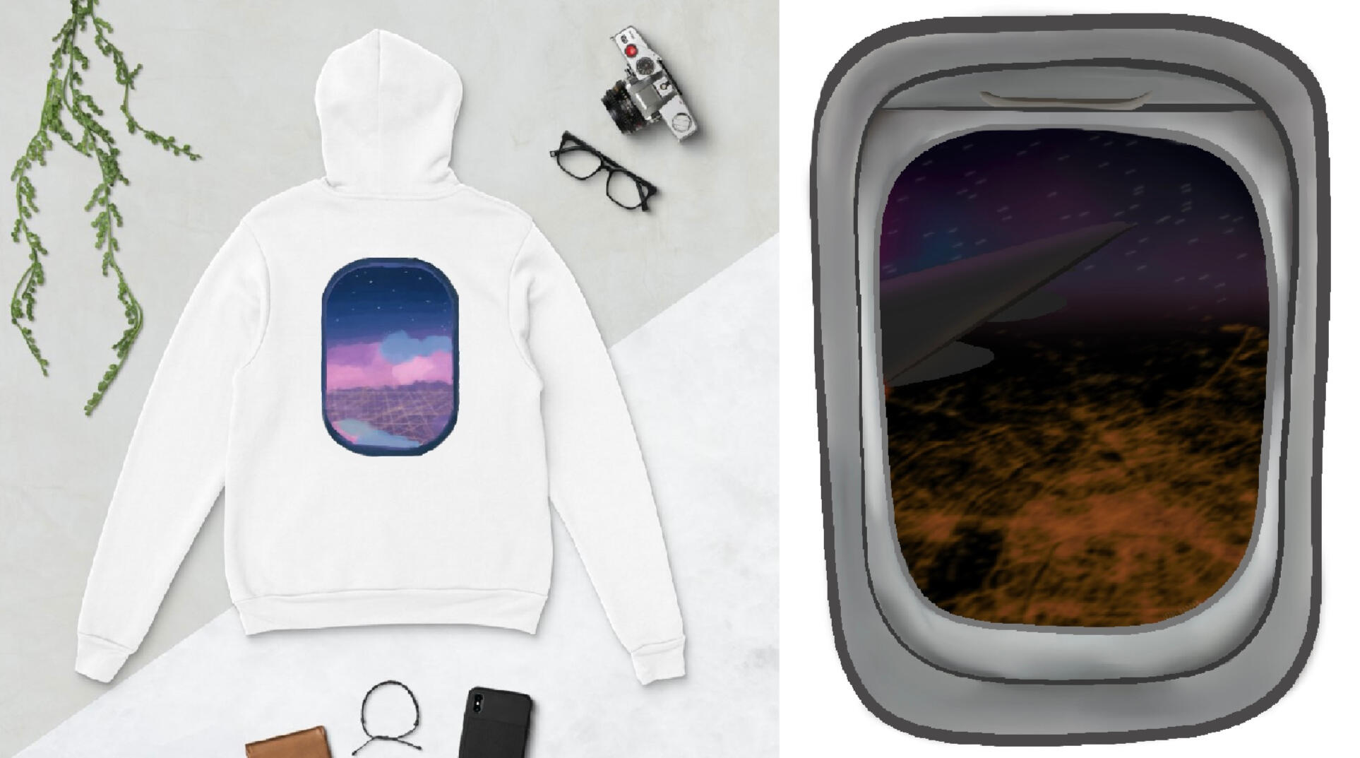 &#39;Airline&#39; Merchandise Design - 2019 &amp; Redesign - 2022